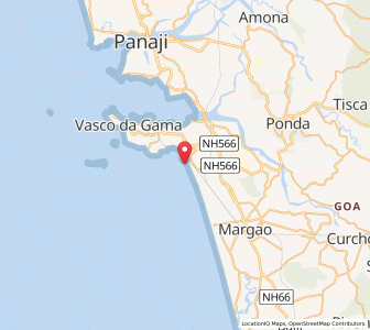 Map of Velcao, Goa