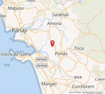 Map of Velinga, Goa