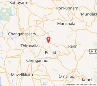 Map of Vennikulam, Kerala