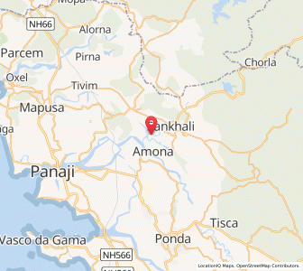 Map of Verdi, Goa