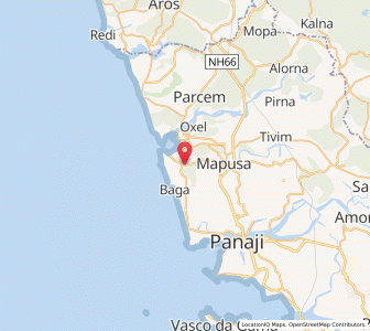 Map of Verla, Goa