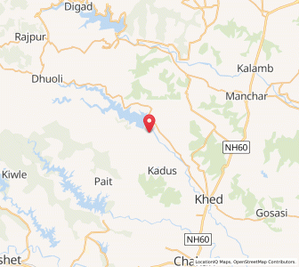 Map of Vetale, Maharashtra