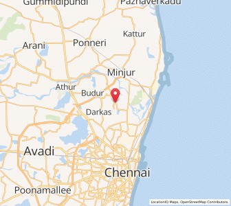 Map of Vichchur, Tamil Nadu