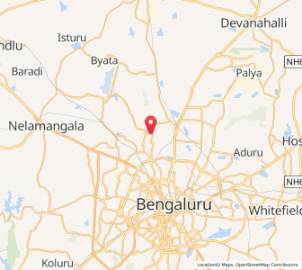 Map of VidyaranyaPura, Karnataka