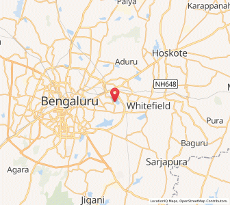 Map of Vignan Nagar, Karnataka