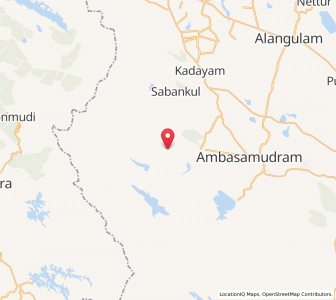 Map of Vikramaningapuram, Mizoram