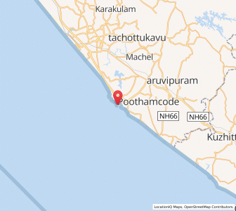 Map of Vilinjam, Kerala