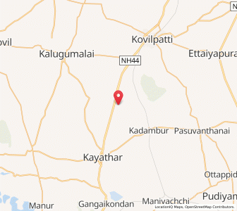 Map of Villiseri, Mizoram