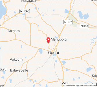 Map of Vindur, Andhra Pradesh
