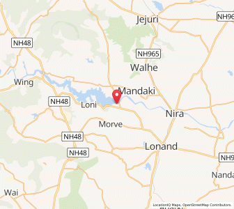 Map of Vir, Maharashtra