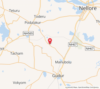 Map of Virampalle, Andhra Pradesh