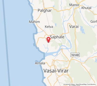 Map of Virathan Budrukh, Maharashtra