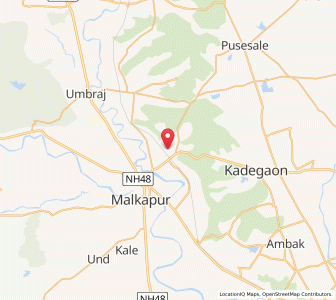 Map of Viravdi, Maharashtra
