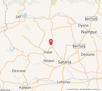 Map of Virgaon, Maharashtra