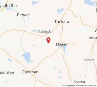 Map of Virwao, Gujarat