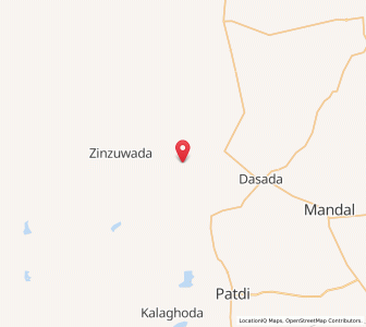 Map of Visavadi, Gujarat