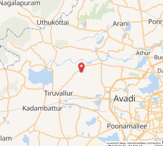 Map of Vishnuvakkam, Tamil Nadu