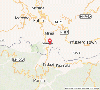 Map of Viswema, Manipur