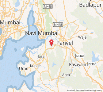 Map of Vovale, Maharashtra