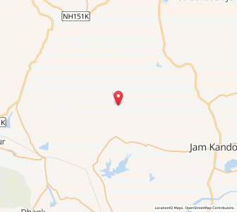 Map of Wadali, Gujarat