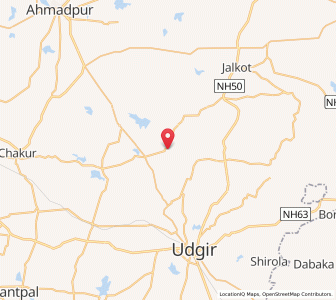 Map of Wadhona Buzurg, Maharashtra