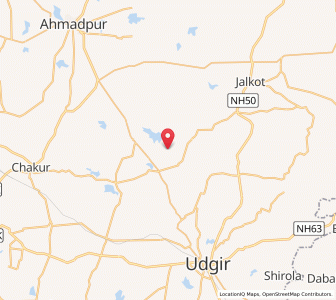 Map of Wadhona Khurd, Maharashtra