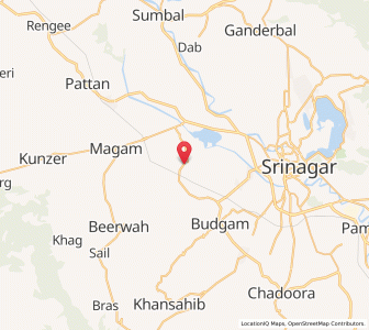 Map of Wadwan, Kashmir