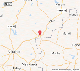 Map of Wagdari, Maharashtra