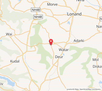 Map of Wagholi, Maharashtra