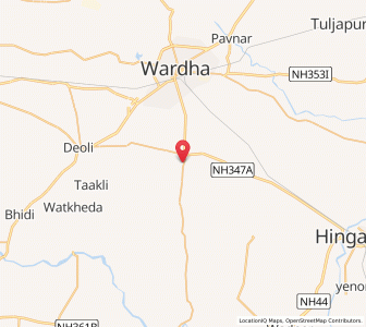 Map of Waigaon, Maharashtra