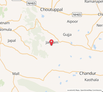 Map of Wailapall, Andhra Pradesh
