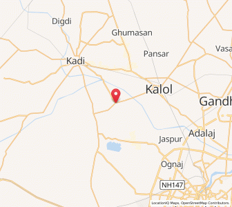 Map of Wainaj, Gujarat