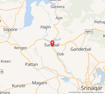Map of Waingpur, Kashmir