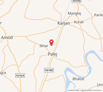 Map of Walan, Gujarat