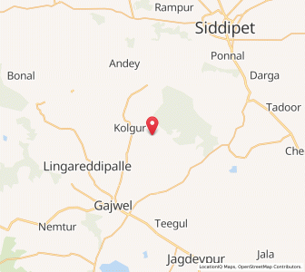 Map of Wamal, Andhra Pradesh