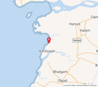 Map of Wamleshwar, Gujarat