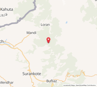 Map of Wansi, Kashmir