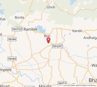 Map of Waregaon, Maharashtra