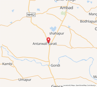 Map of Wari Godri, Maharashtra