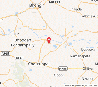Map of Warkatpalli, Andhra Pradesh