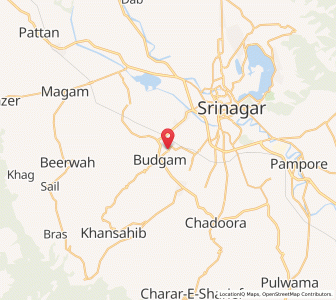 Map of Warpura, Kashmir