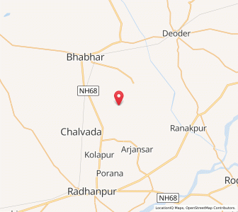 Map of Warsara, Gujarat