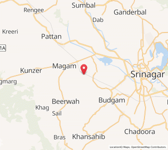 Map of Watalpur Bandapur, Kashmir