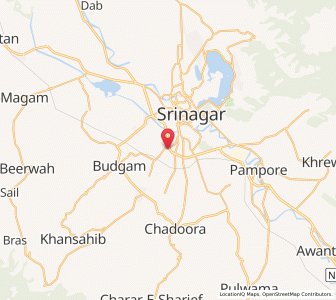 Map of Wazpur, Kashmir