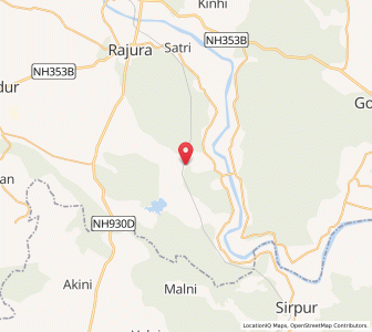 Map of Wirur, Maharashtra