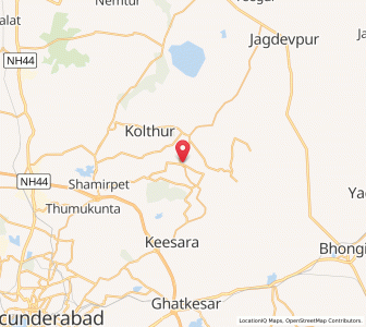 Map of Wudemari, Andhra Pradesh