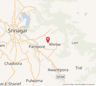 Map of Wuyan, Kashmir