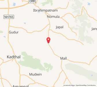 Map of Yacharam, Andhra Pradesh