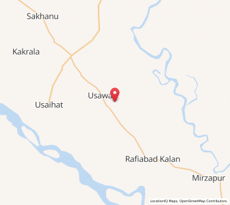 Map of Yakona, Uttar Pradesh