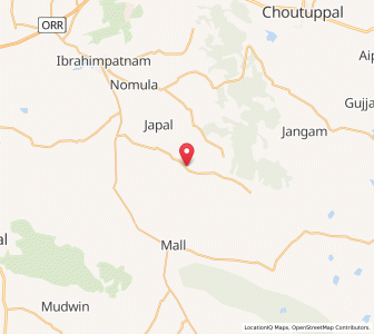Map of Yallamma Tanda, Andhra Pradesh